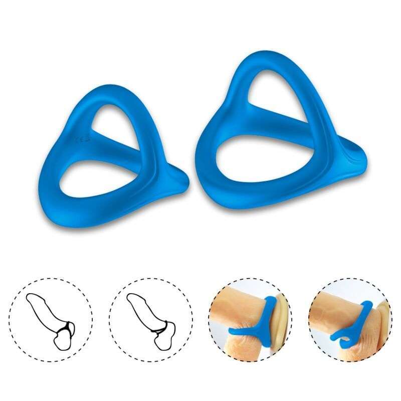 ARMONY – BAGUE DOUBLE SILICONE TRESOR BLEU