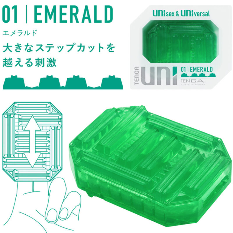 TENGA – PACK DE DÉS  DÉS POUR MASTURBATEUR UNI VARIETY 4 UNITÉS