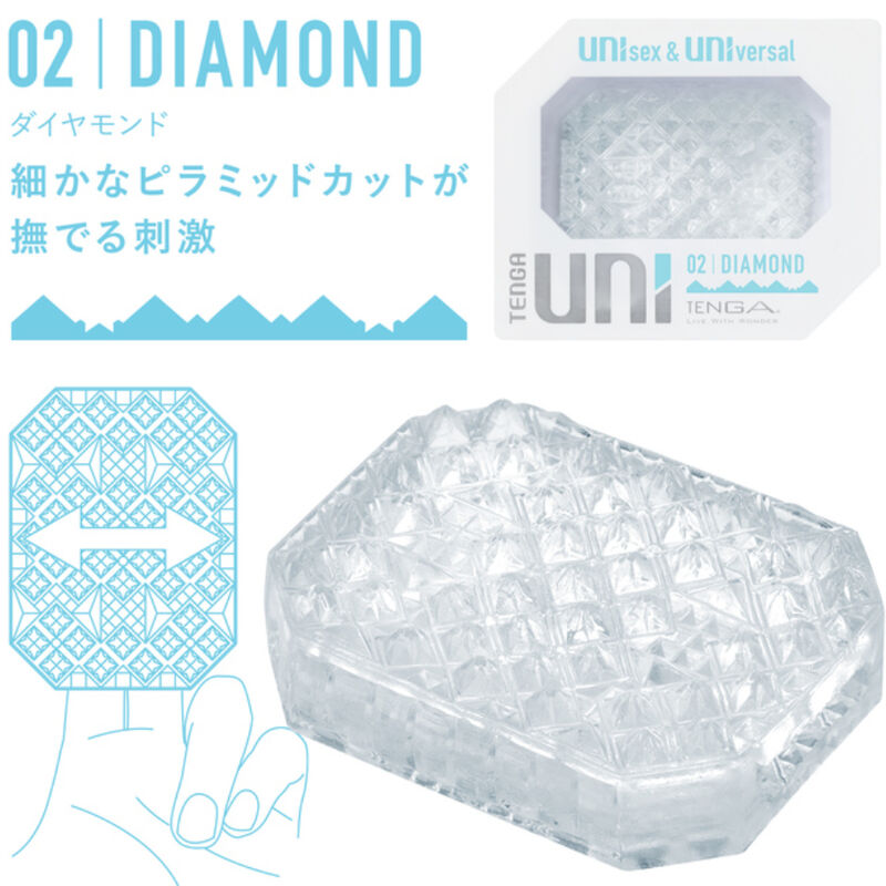 TENGA – PACK DE DÉS  DÉS POUR MASTURBATEUR UNI VARIETY 4 UNITÉS