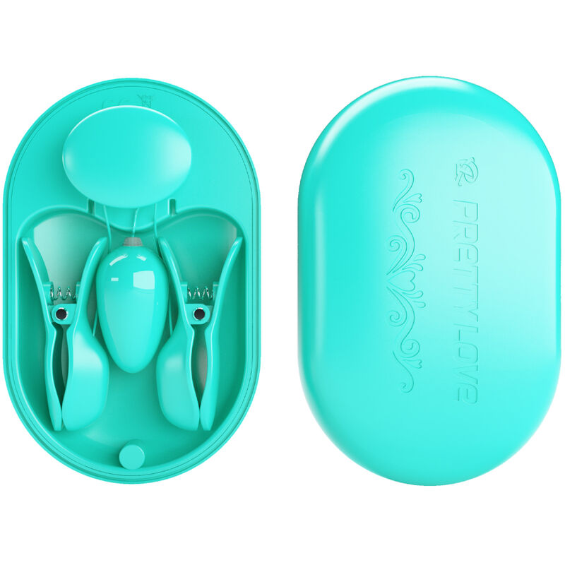 PRETTY LOVE – BOITE SURPRISE PINCE A ELECTRO STIMULATION BLEUE
