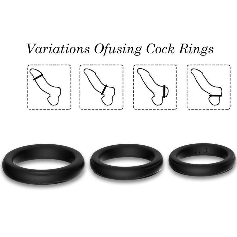 ARMONY – TRIPLE BAGUE SILICONE LUMINEUSE