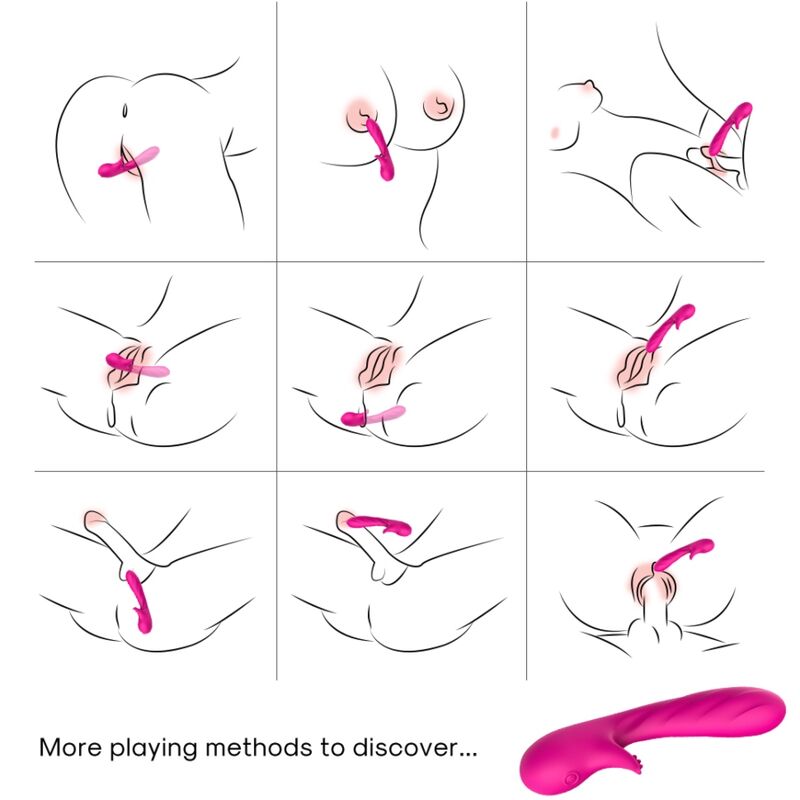 ARMONY – VIBRATEUR ROMANCE AVEC STIMULATEUR FUCHSIA