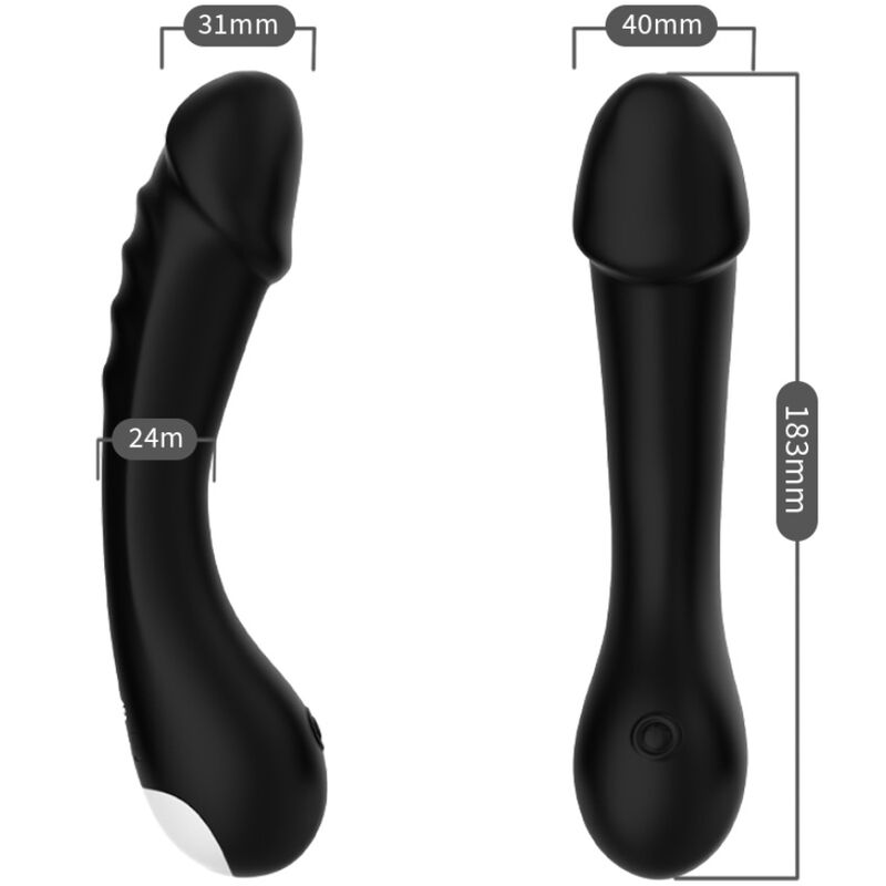 ARMONY – GODE VIBRATEUR POINT G SILICONE NOIR