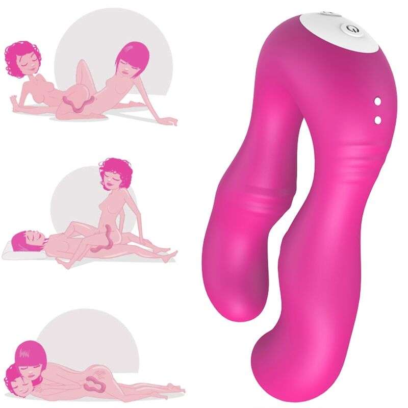 ARMONY – VIBRATEUR SERAPH DOUBLE TÉLÉCOMMANDE FUCHSIA