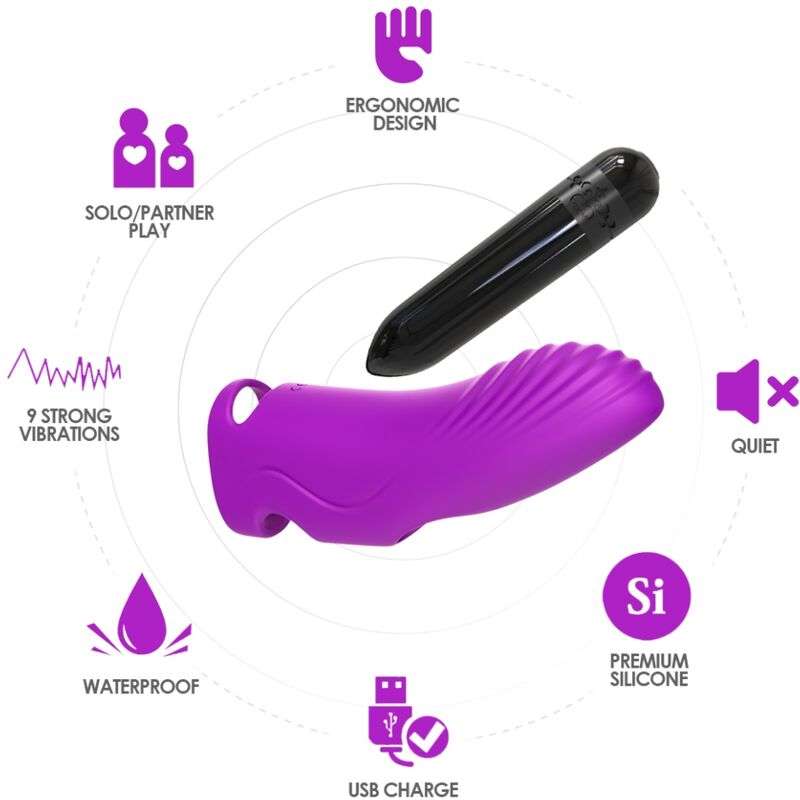 ARMONY – AURORA VIBRATEUR DOIGT FUCHSIA