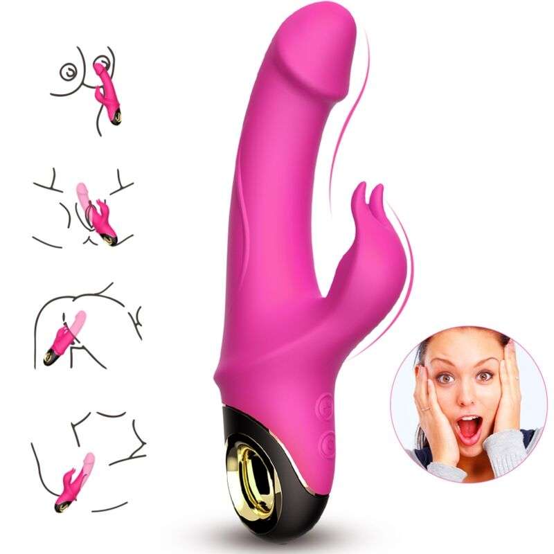 ARMONY – METEROR DILDO VIBRATEUR LAPIN ROTATEUR FUCHSIA
