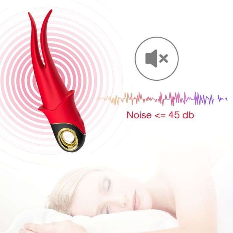 ARMONY – VIBRATEUR SHADOW DOUBLE TÊTE TEASING ROUGE