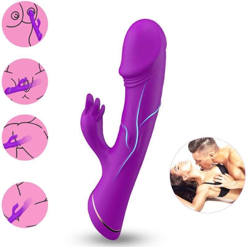 ARMONY – GODE VIBRATEUR LAPIN SILICONE VIOLET