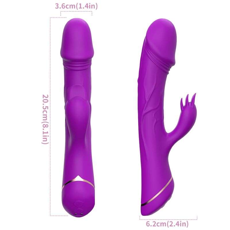 ARMONY – GODE VIBRATEUR LAPIN SILICONE VIOLET