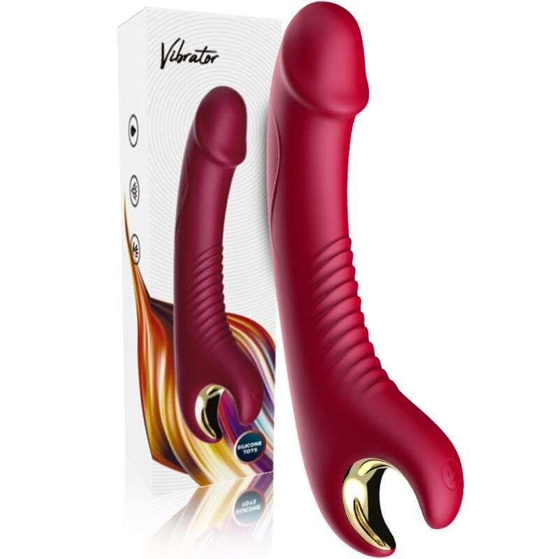 ARMONY – VIBRATEUR  ROTATEUR PRINCE DILDO ROUGE