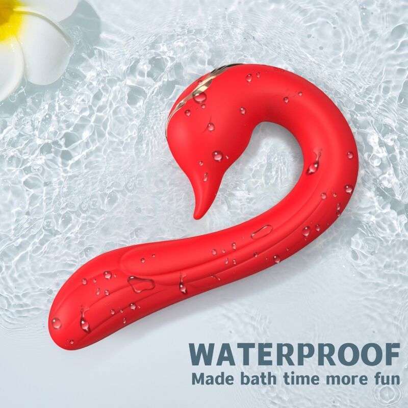 ARMONY – VIBRATEUR DELFIN MULTIPOSITION  EFFET CHALEUR ROUGE