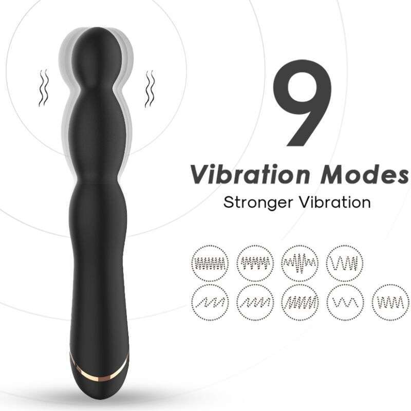 ARMONY – VIBRATEUR BAMBU RÉGLABLE NOIR
