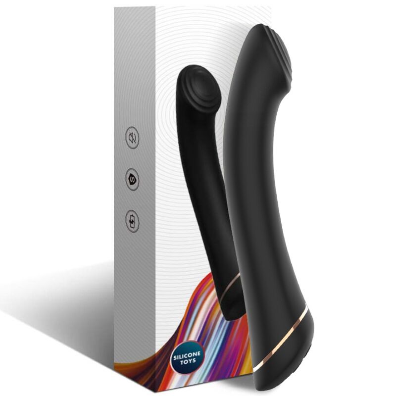 ARMONY – VIBRATEUR FALT HEAD SILICONE NOIR