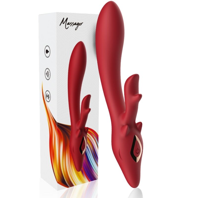 ARMONY – VIBRATEUR ELK RABBIT COURBE ROUGE