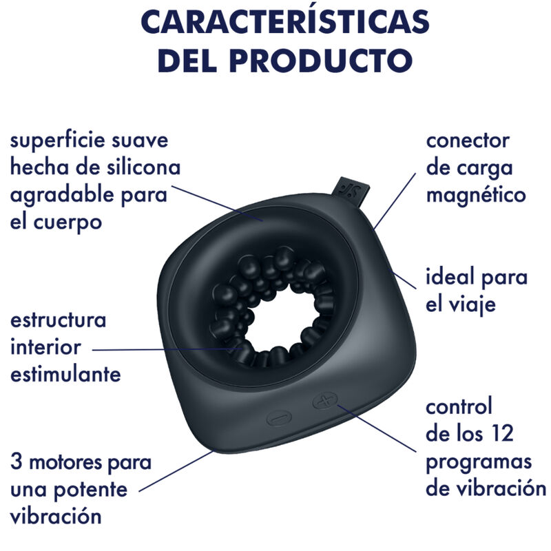 SATISFYER – RING STROKER MASTURBATEUR  VIBRATEUR