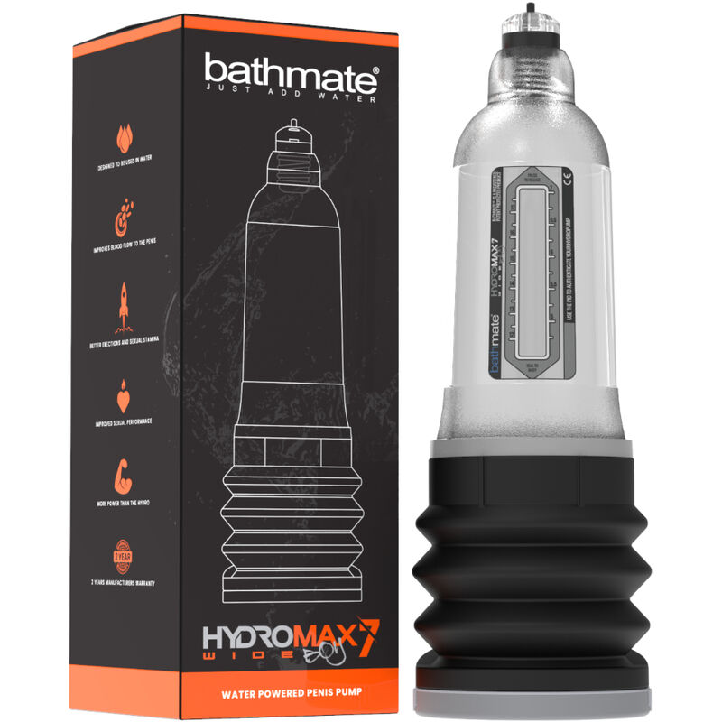 BATHMATE – HYDROMAX 7 WIDE BOY X30 TRANSPARENT
