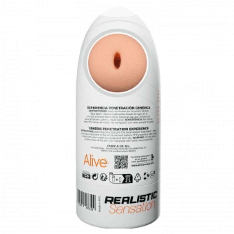 ALIVE – MASTURBADEUR MÂLE FLEX GÉNÉRIQUE TAILLE M