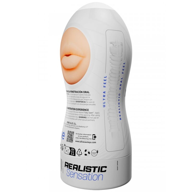 ALIVE – MASTURBADEUR MÂLE MAXI FLEX TAILLE ORAL L