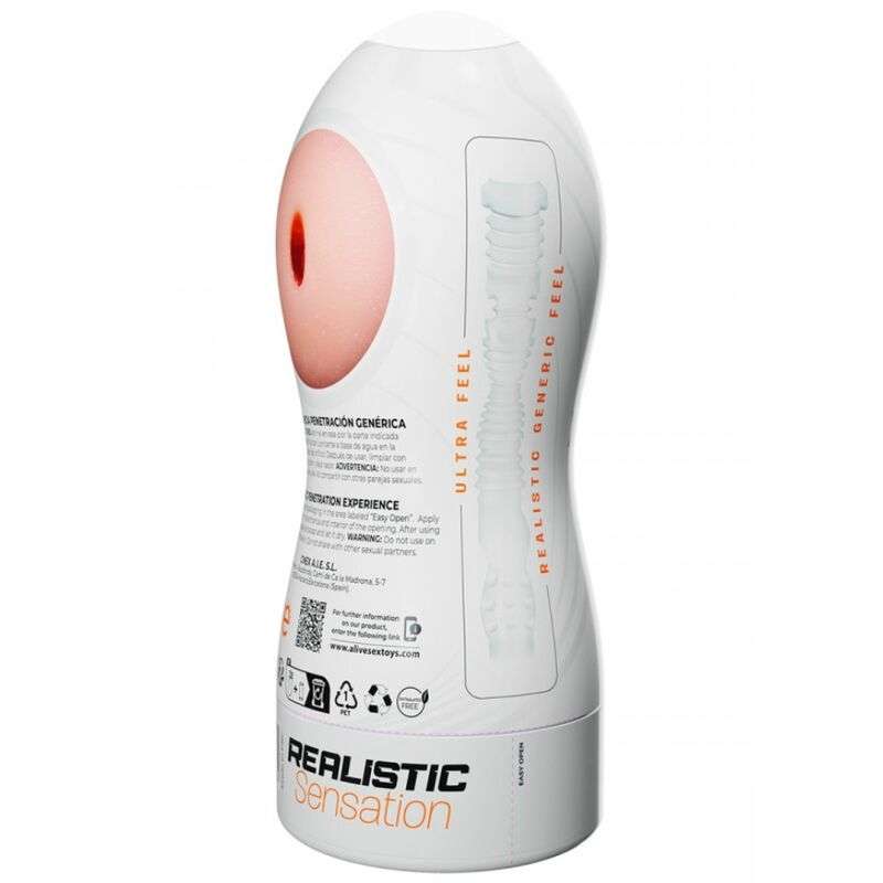 ALIVE – MASTURBADOR MÂLE MAXI FLEX TAILLE GÉNÉRIQUE L
