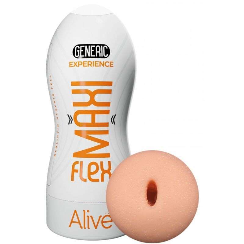 ALIVE – MASTURBADOR MÂLE MAXI FLEX TAILLE GÉNÉRIQUE L