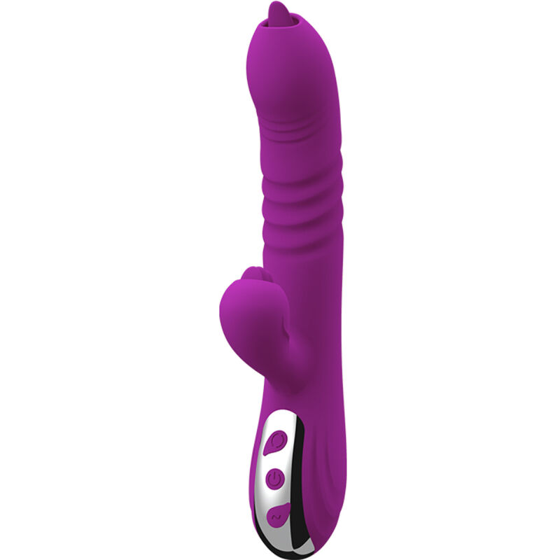 ARMONY – VIBRATEUR MULTIFONCTION FAIRY DOUBLE LANGUE EFFET CHALEUR VIOLET