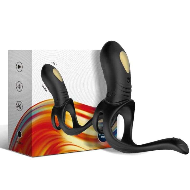 ARMONY – JOY JUMPER RING VIBRATEUR POUR COUPLES  TÉLÉCOMMANDE ANAL PLUG NOIR