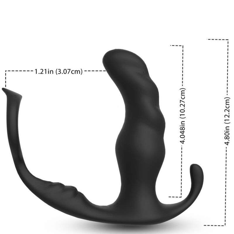 ARMONY – KNIGHT VIBRATEUR ANAL PROSTATE  ANNEAU TÉLÉCOMMANDE NOIR