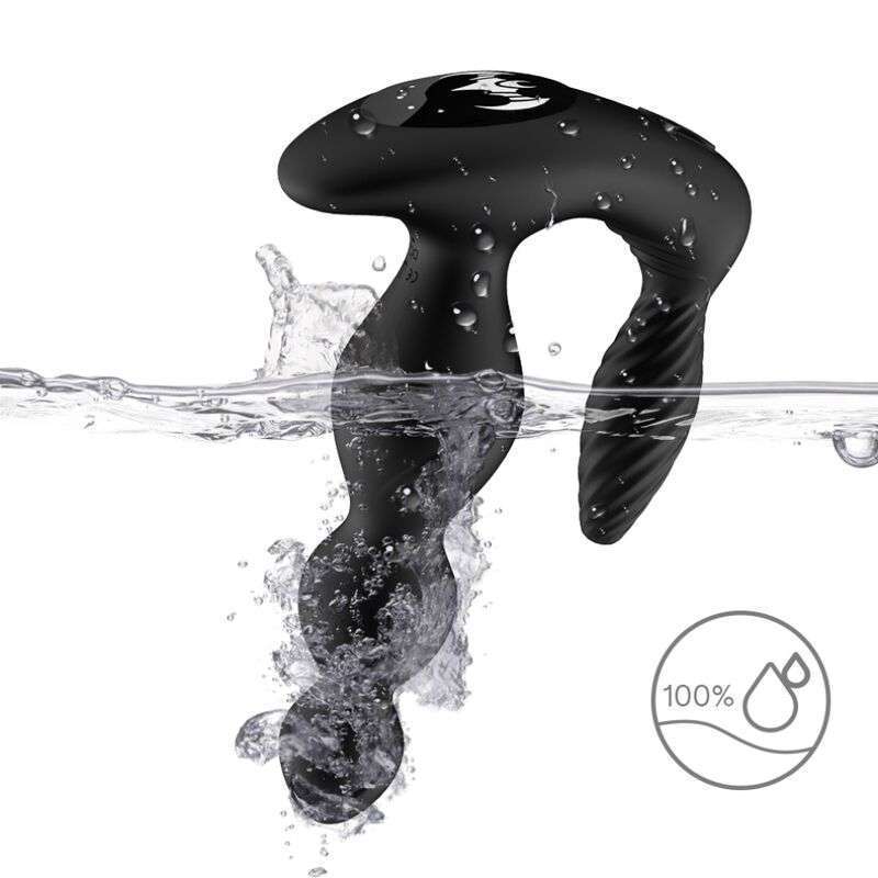 ARMONY – MANFUN VIBRATEUR  STIMULATEUR ANAL PLUG TÉLÉCOMMANDE NOIR