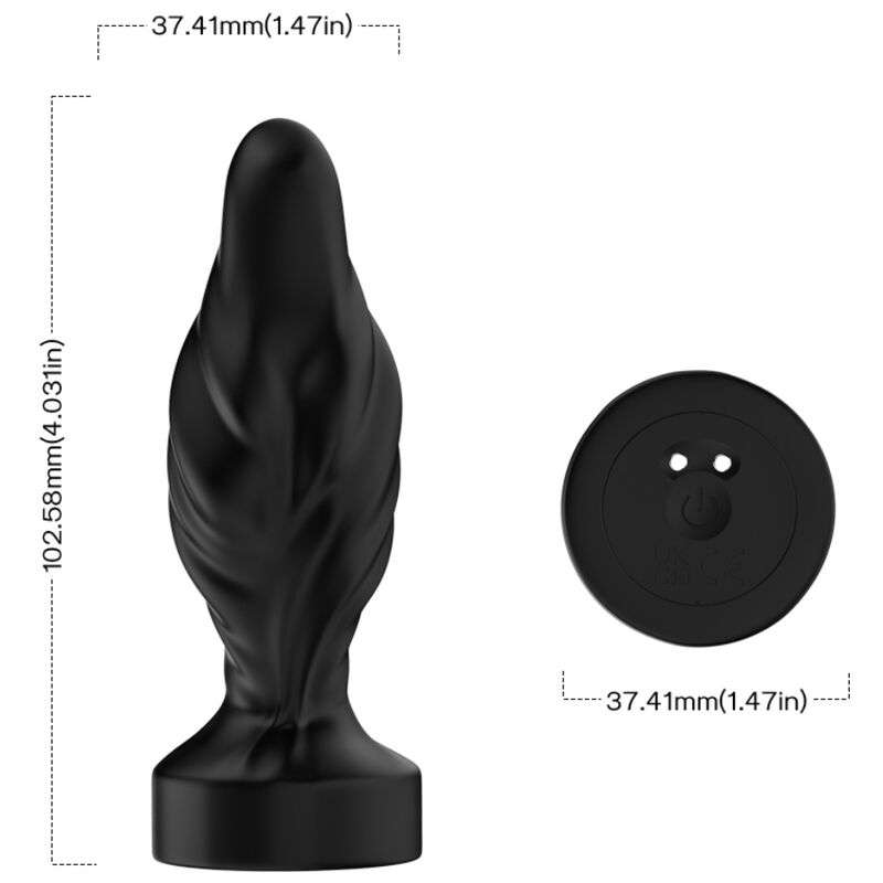 ARMONY – VIBRATEUR  PLUG ANAL TÉLÉCOMMANDE NOIR