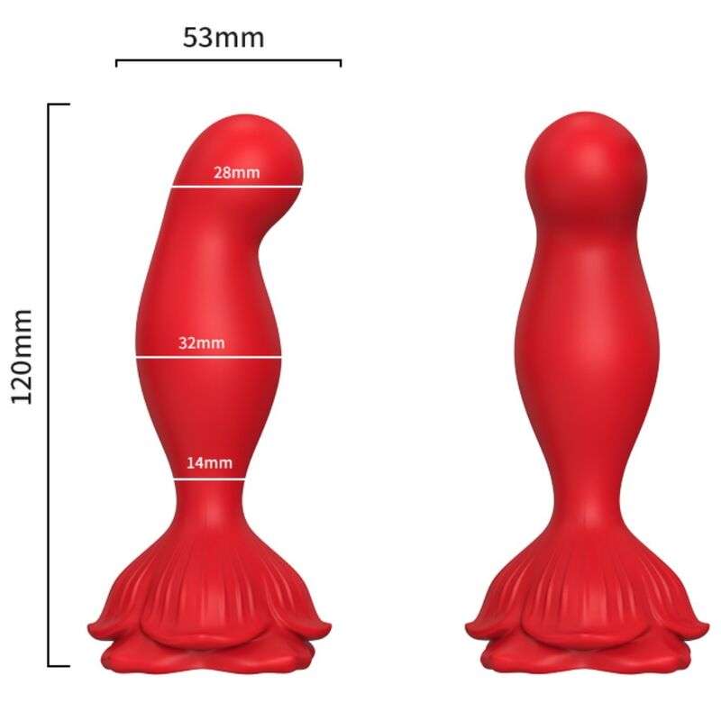 ARMONY – VIBRATEUR ROSE  PLUG ANAL TÉLÉCOMMANDE ROUGE