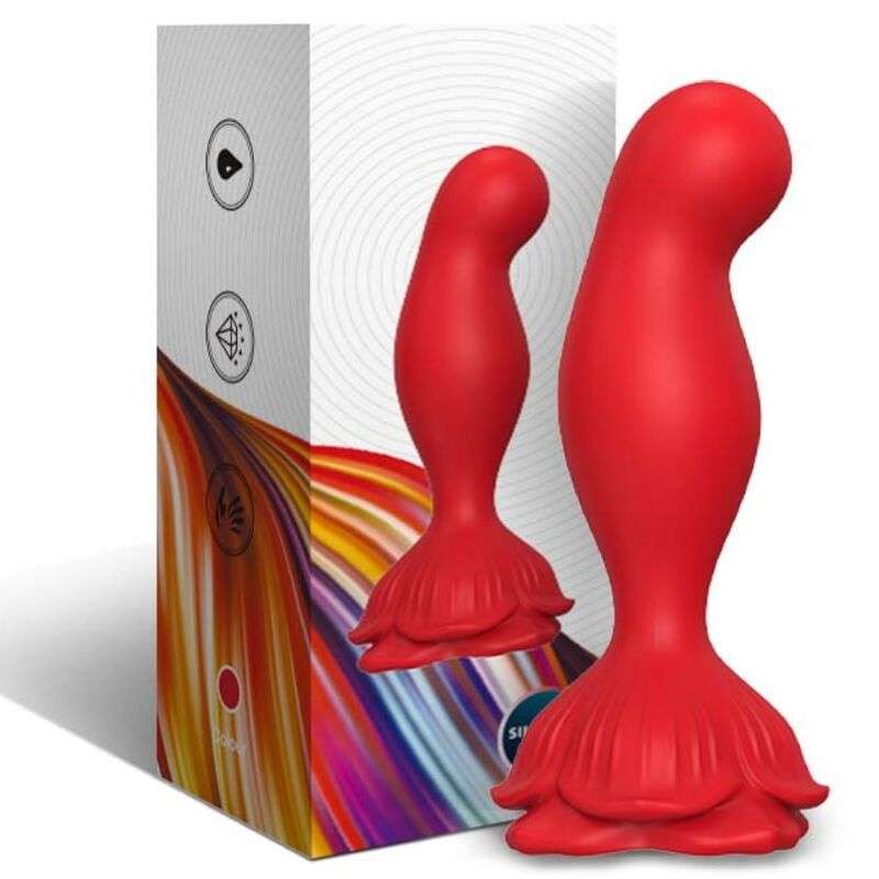 ARMONY – VIBRATEUR ROSE  PLUG ANAL TÉLÉCOMMANDE ROUGE