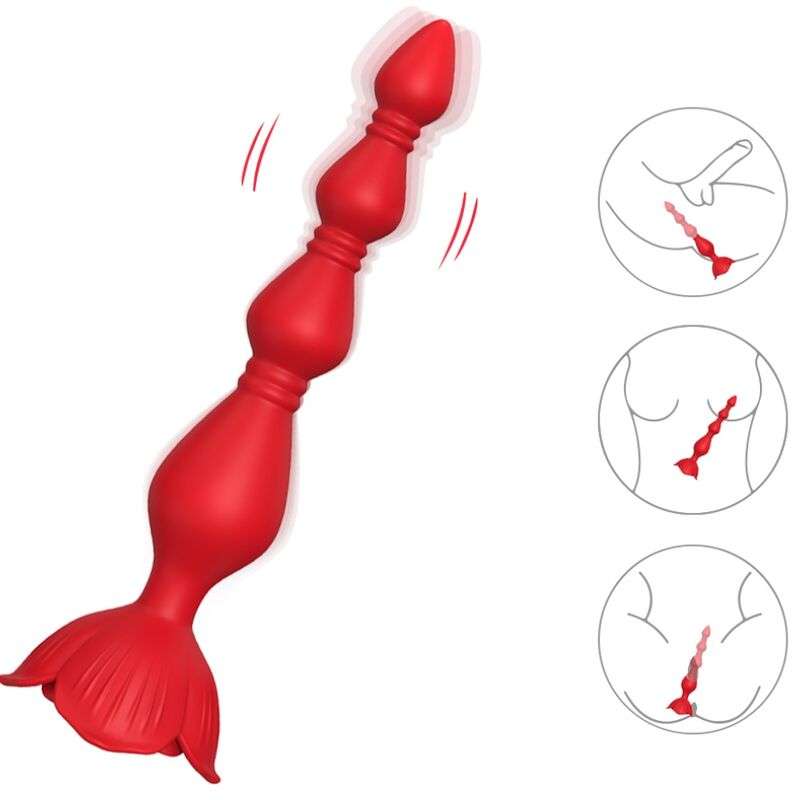 ARMONY – VIBRATEUR ROSE PAGODE  PLUG ANAL ROUGE
