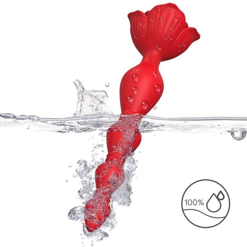 ARMONY – VIBRATEUR ROSE PAGODE  PLUG ANAL ROUGE