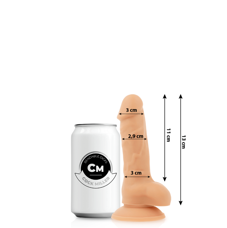 COCK MILLER – SILICONE DENSITÉ COCKSIL ARTICULABLE 13 CM