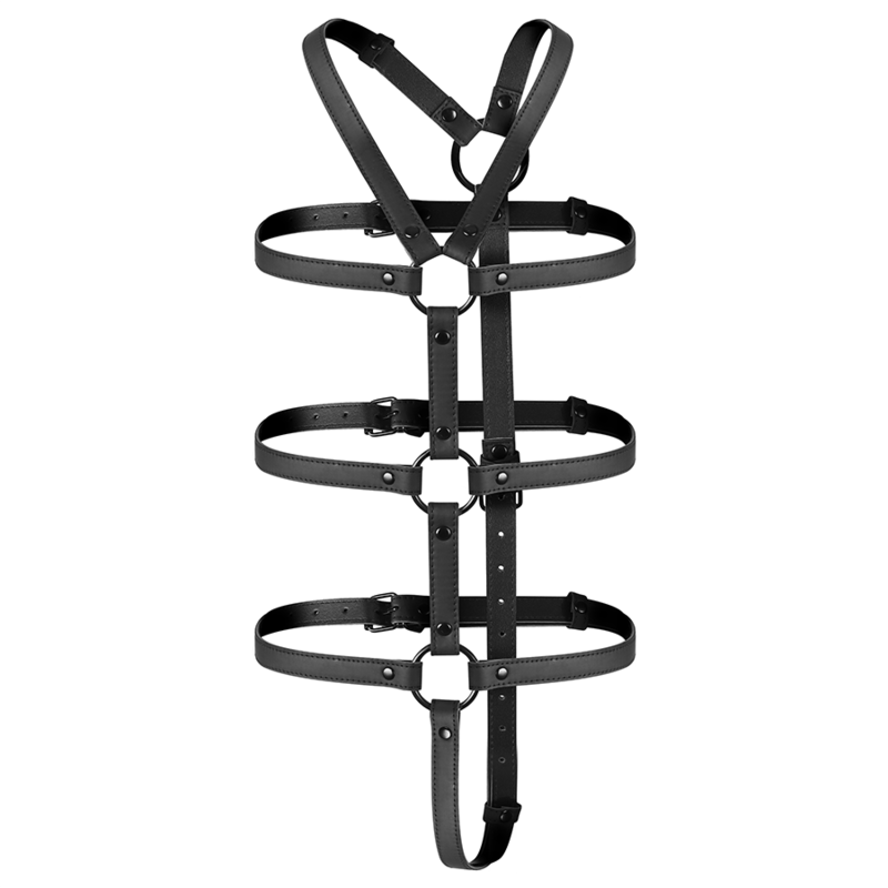 FETISH SUBMISSIVE BONDAGE – HARNAIS RÉGLABLE TORSE ET BRAS