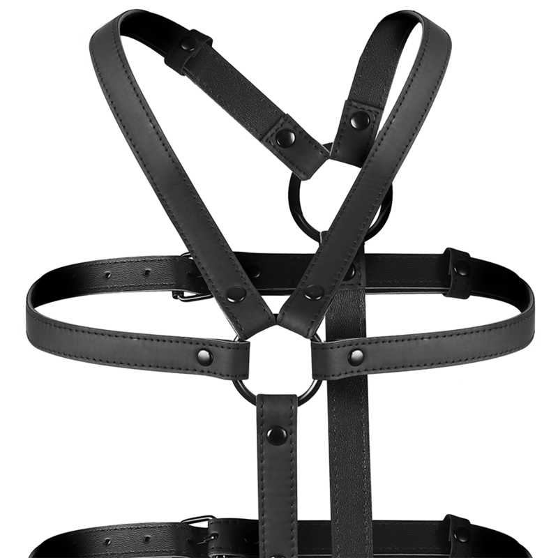 FETISH SUBMISSIVE BONDAGE – HARNAIS RÉGLABLE TORSE ET BRAS