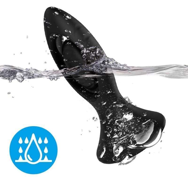 ARMONY – VIBRATEUR  PLUG ANAL SILICONE NOIR