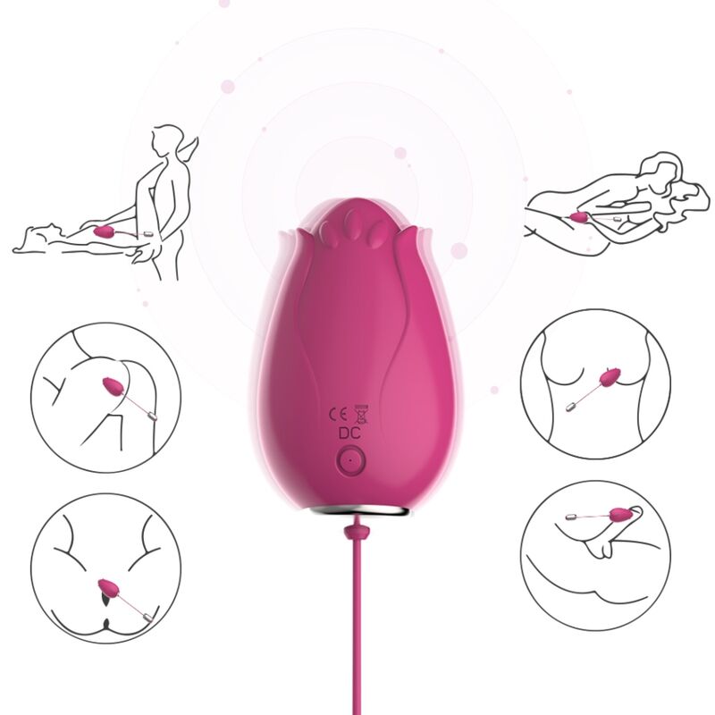 ARMONY – VIBRATEUR MANDALA EGG TÉLÉCOMMANDE G-SPOT FUCHSIA