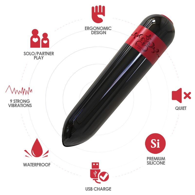 ARMONY – ROCKET VIBRATEUR BULLET NOIR
