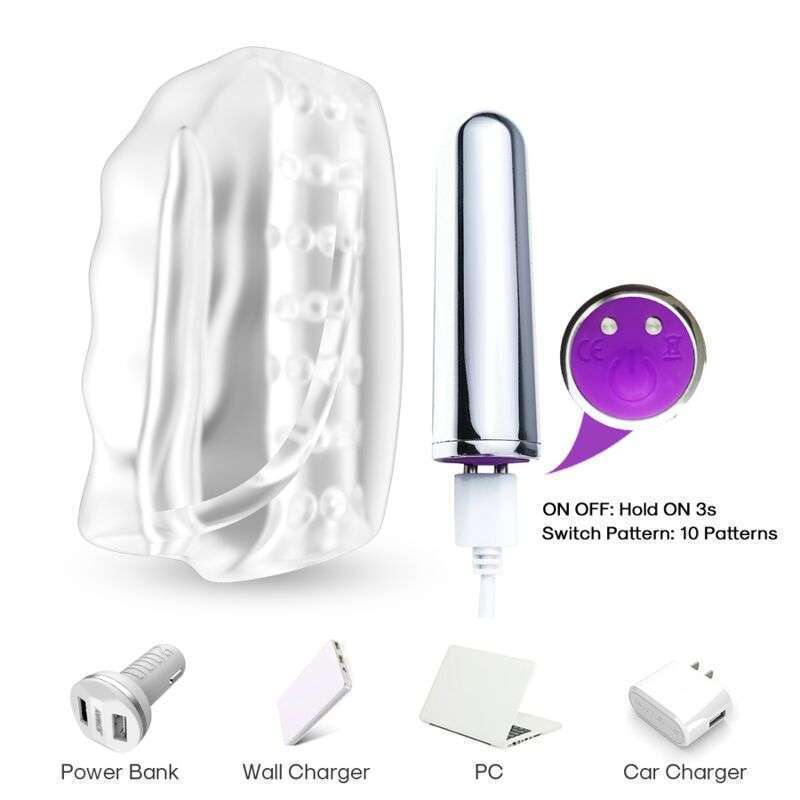 ARMONY – MASTER MASTURBATEUR  VIBRATEUR TRANSPARENT