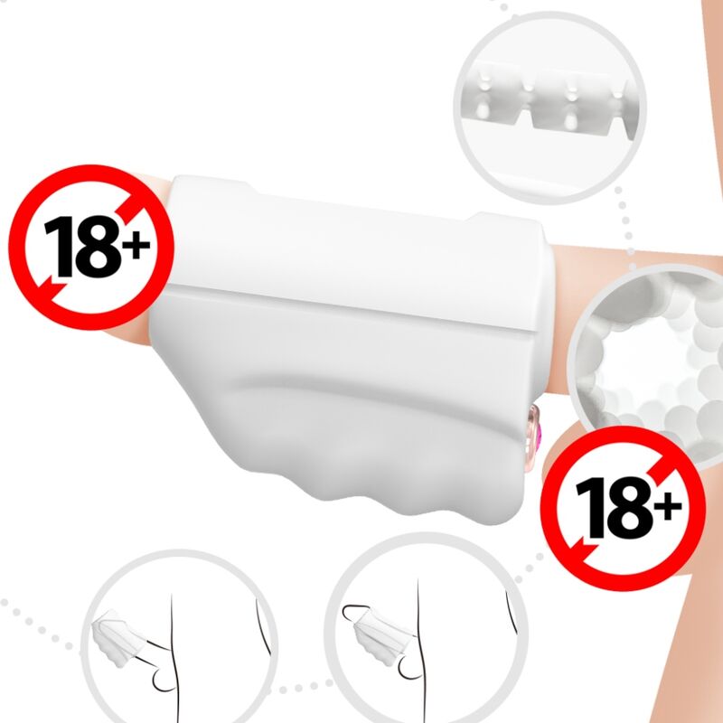 ARMONY – MASTER MASTURBATEUR  VIBRATEUR BLANC