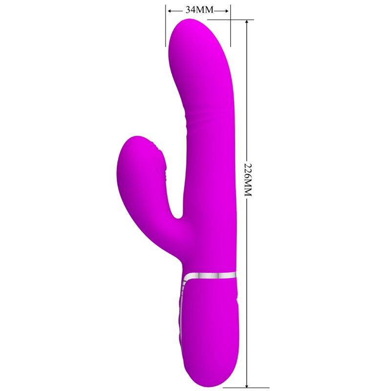 PRETTY LOVE – VIBRATEUR MULTIFONCTION G-SPOT FUCHSIA