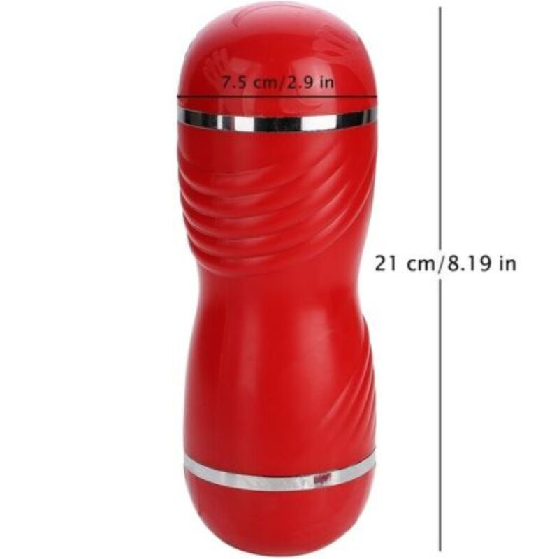 ARMONY – MASTURBATEUR DOUBLE VAGIN ET BOUCHE ROUGE