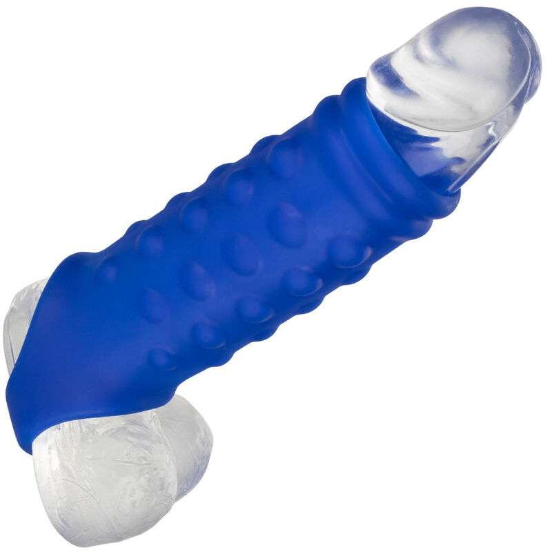CALEXOTICS – ADMIRAL COUVERCLE DE PÉNIS EN PERLES SILICONE LIQUIDE BLEU