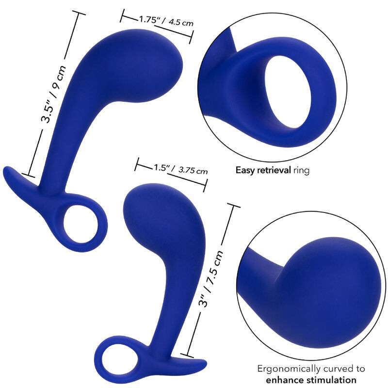 CALEXOTICS – ADMIRAL SET 2 PLUG ANAL BLEU