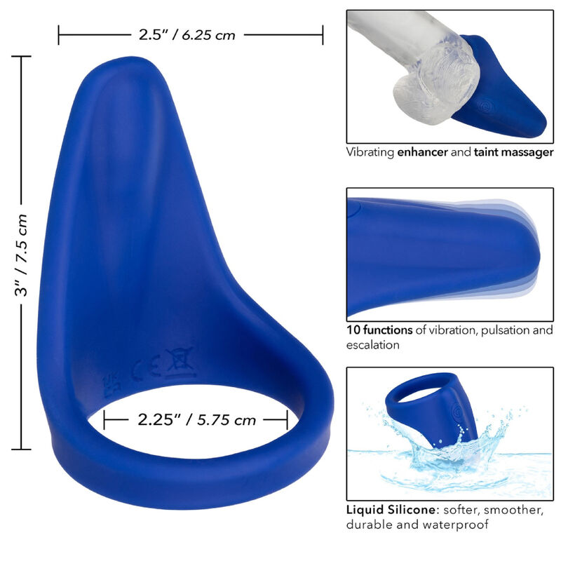 CALEXOTICS – ADMIRAL MASSEUR DE PÉRINÉE BLEU