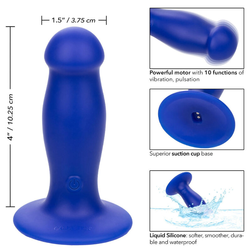 CALEXOTICS – ADMIRAL VIBRATEUR ANAL PLUG FIRST MATE BLEU