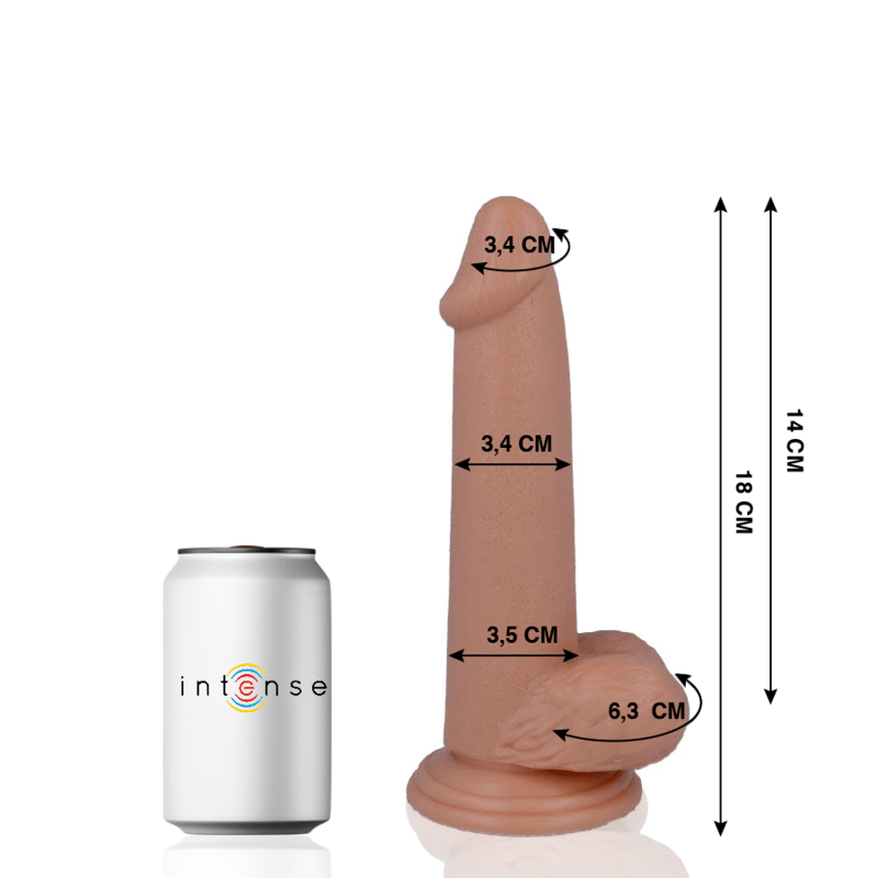 MR INTENSE – 10 PÉNIS RÉALISTE 18 CM -O- 3.4 CM
