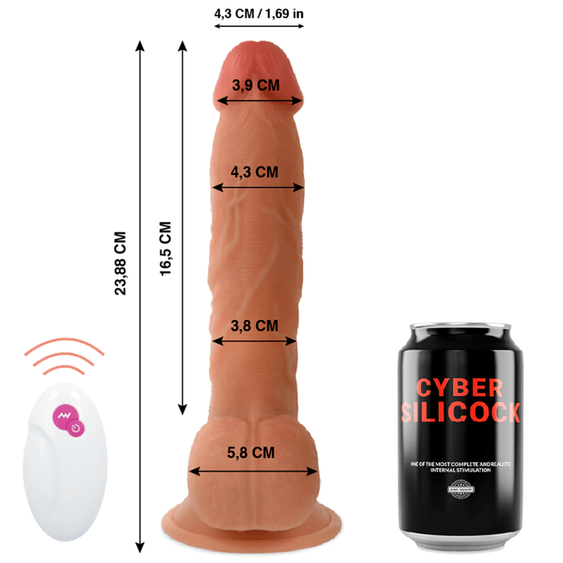 CYBER SILICOCK – TÉLÉCOMMANDE RÉALISTE MASTER BEN 23.88 CM -O- 4.3 CM
