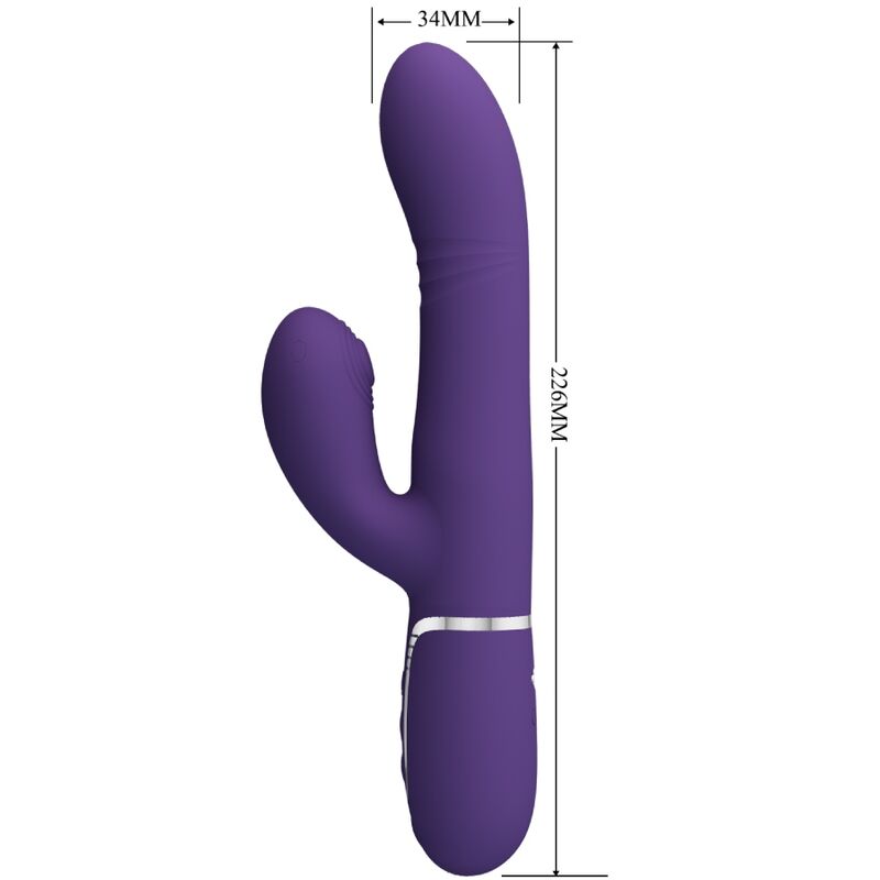 PRETTY LOVE – VIBRATEUR MULTIFONCTION G-SPOT VIOLET